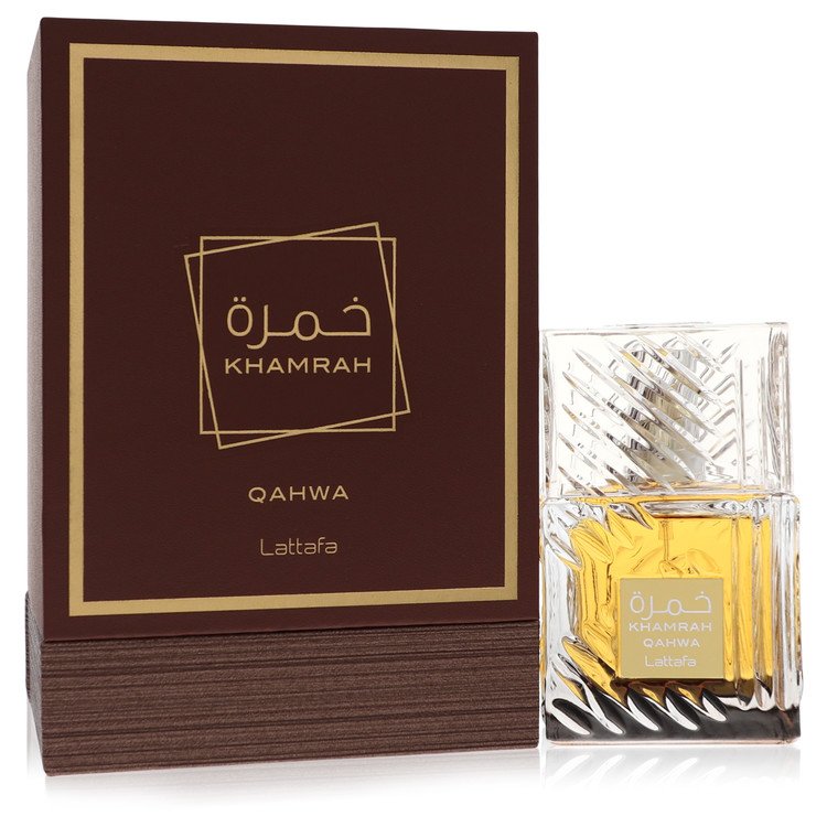 Lattafa Khamrah Qahwa by Lattafa Eau De Parfum Spray (Unisex) 3.4 oz for Men - UpExpressINC