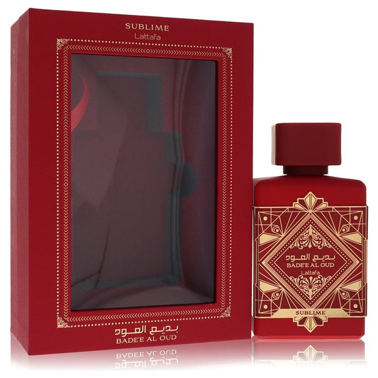Lattafa Badee Al Oud Sublime by Lattafa Eau De Parfum Spray 3.4 oz for Men - UpExpressINC