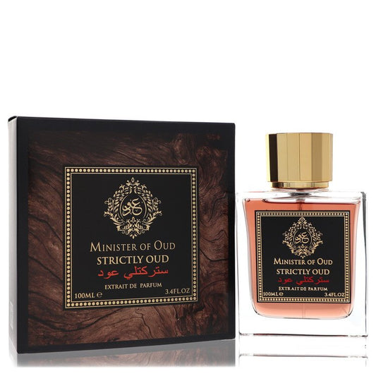 Minister Of Oud Strictly Oud by Fragrance World Extrait De Parfum Spray 3.4 oz for Men - UpExpressINC
