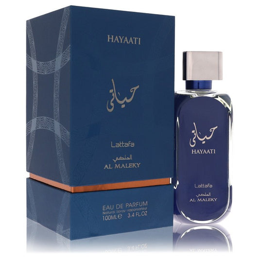 Lattafa Hayaati Al Maleky by Lattafa Eau De Parfum Spray 3.4 oz for Men - UpExpressINC