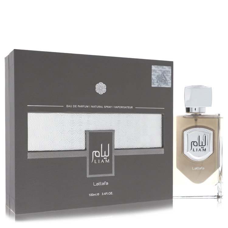 Lattafa Liam Grey by Lattafa Eau De Parfum Spray (Unisex) 3.4 oz for Men - UpExpressINC