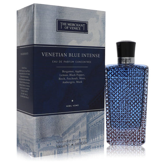 Venetian Blue Intense by The Merchant Of Venice Eau De Parfum Spray Concentree 3.4 oz for Men