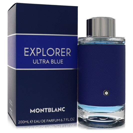 Montblanc Explorer Ultra Blue by Mont Blanc Eau De Parfum Spray 6.7 oz for Men