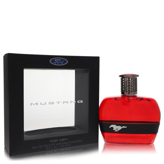 Ford Mustang Red by Estee Lauder Eau De Toilette Spray 3.4 oz for Men