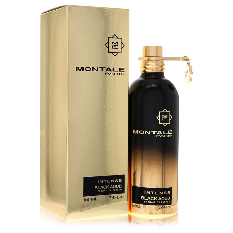 Montale Intense Black Aoud by Montale Eau De Parfum Spray (Unisex) 3.4 oz for Men - UpExpressINC