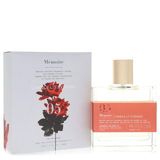 Memoire Archives Candle Lit Evening by Memoire Archives Eau De Parfum Spray (Unisex) 3.4 oz for Women
