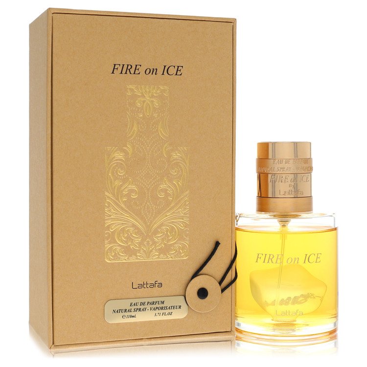 Lattafa Fire on Ice by Lattafa Eau De Parfum Spray (Unisex) 3.7 oz for Men - UpExpressINC