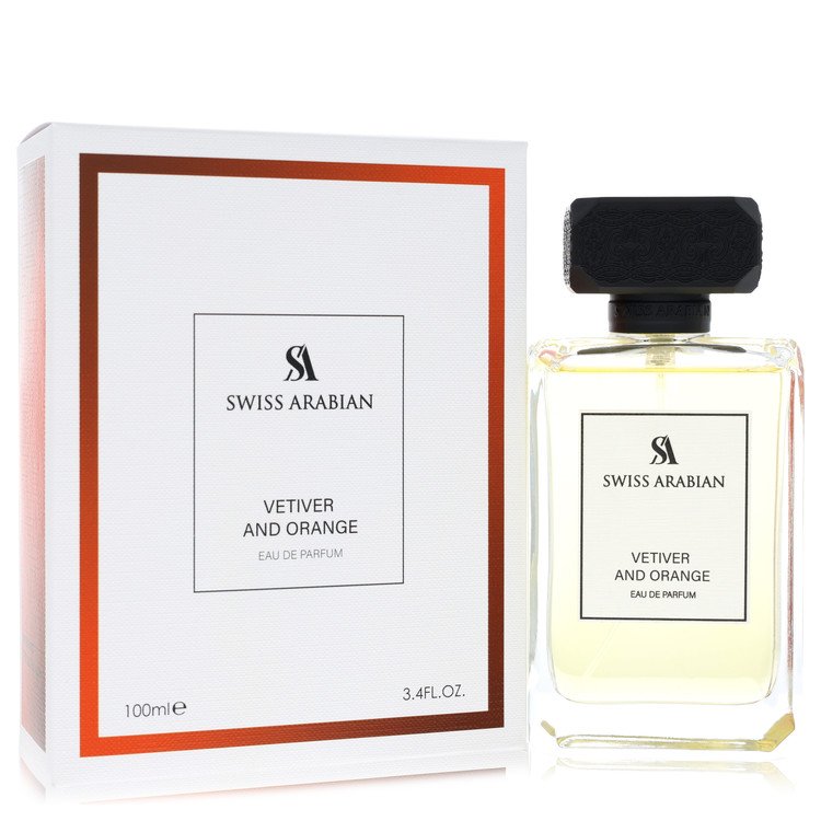 Swiss Arabian Vetiver And Orange by Swiss Arabian Eau De Parfum Spray (Unisex) 3.4 oz for Women