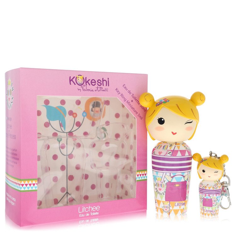 Kokeshi Litchee by Kokeshi Eau De Toilette Spray with Key Ring 1.7 oz for Women