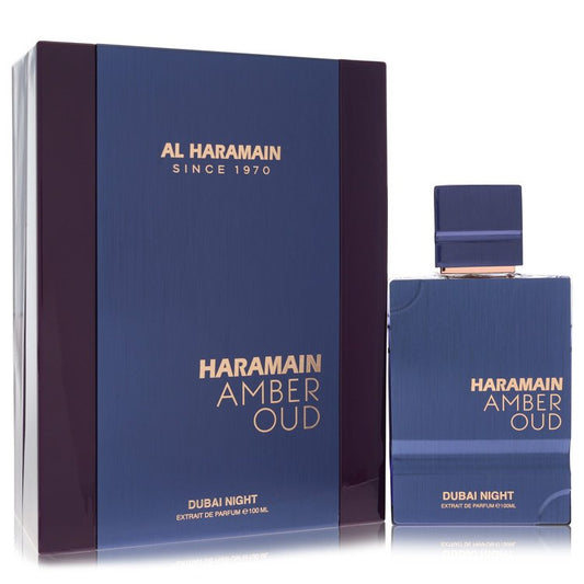 Al Haramain Amber Oud Dubai Night by Al Haramain Extrait De Parfum Spray 3.33 oz for Men - UpExpressINC