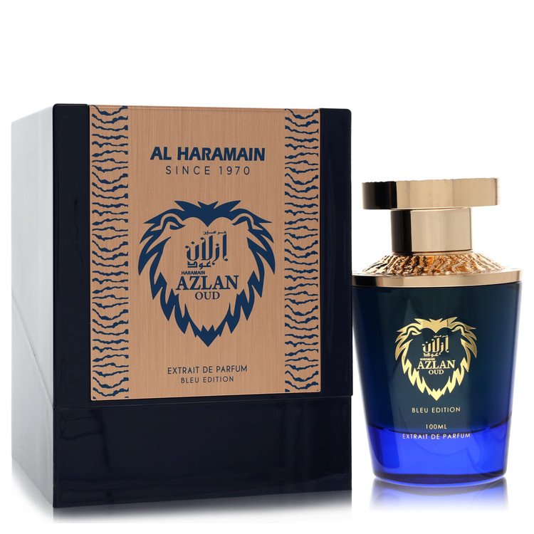 Al Haramain Azlan Oud Bleu by Al Haramain Extrait De Parfum Spray 3.33 oz for Men - UpExpressINC