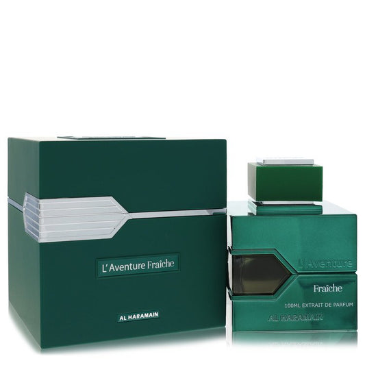 Al Haramain L'aventure Fraiche by Al Haramain Extrait De Parfum Spray 3.33 oz for Men - UpExpressINC