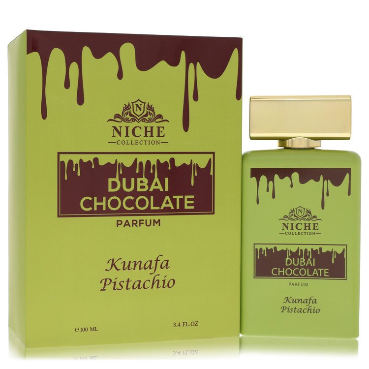 Khalis Niche Dubai Chocolate Kunafa Pistachio by Khalis Parfum Spray 3.4 oz for Men - UpExpressINC