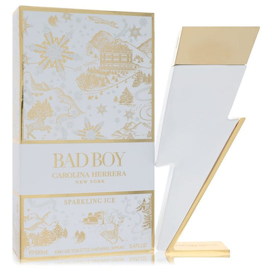 Bad Boy Sparkling Ice by Carolina Herrera Eau De Toilette Spray 3.4 oz for Men - UpExpressINC