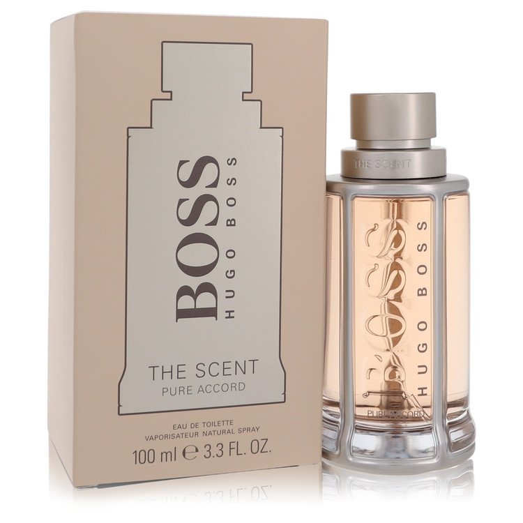 Boss The Scent Pure Accord by Hugo Boss Eau De Toilette Spray 1.6 oz for Men - UpExpressINC