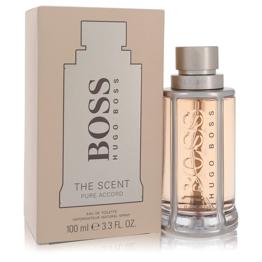 Boss The Scent Pure Accord by Hugo Boss Eau De Toilette Spray 1.6 oz for Men - UpExpressINC