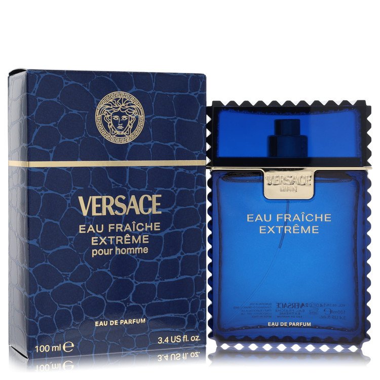 Versace Man Eau Fraiche Extreme by Versace Eau De Parfum Spray 3.4 oz for Men - UpExpressINC