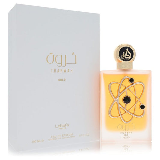 Lattafa Pride Tharwah Gold by Lattafa Eau De Parfum Spray 3.4 oz for Women