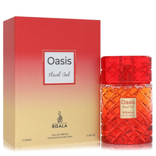 Risala Oasis Floral Oud by Risala Eau De Parfum Spray 3.4 oz for Women
