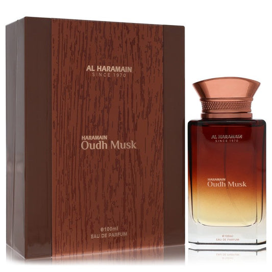 Al Haramain Oudh Musk by Al Haramain Eau De Parfum Spray 3.33 oz for Men - UpExpressINC