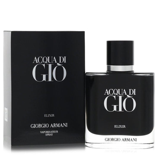 Acqua Di Gio Elixir by Giorgio Armani Parfum Spray 1.6 oz for Men