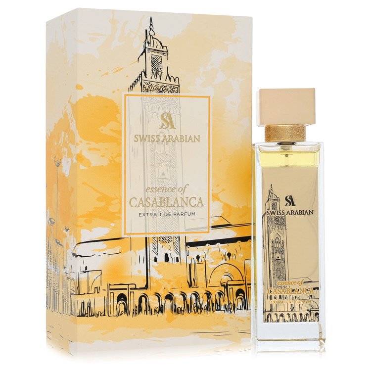 Swiss Arabian Essence Of Casablanca by Swiss Arabian Extrait De Parfum Spray (Unisex) 3.4 oz for Women